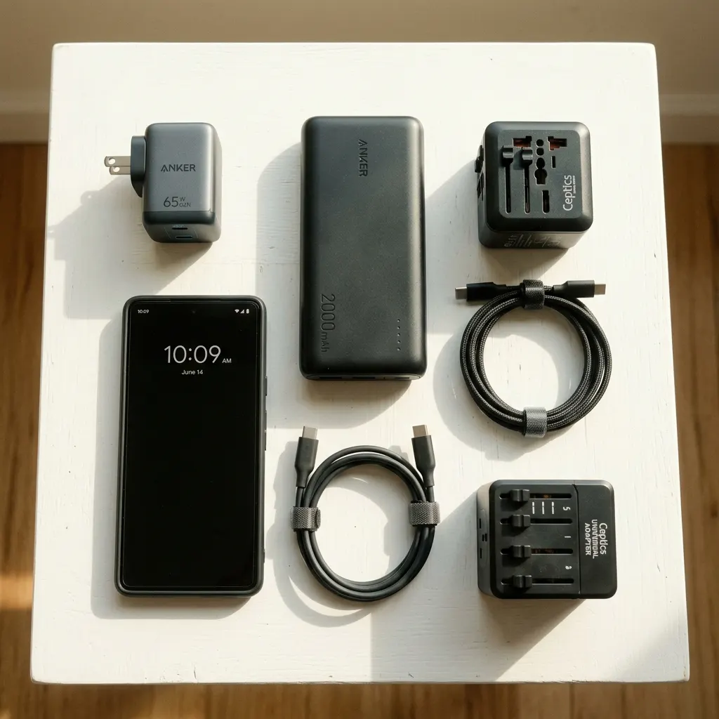 Power bank, ładowarka USB-C, adapter podróżny - akcesoria zasilania na wakacje