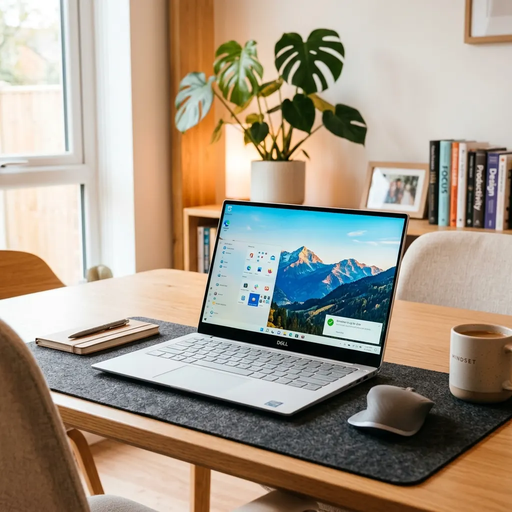 Sprawnie działający laptop Dell po naprawie - happy end