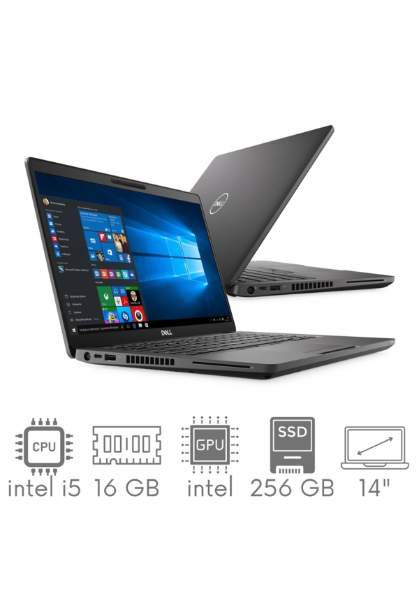 Dell Latitude 5400 i5-8265U 16GB 256SSD 14" FHD 1920x1080 matt WiFi BT Kam win10pro GW12mc