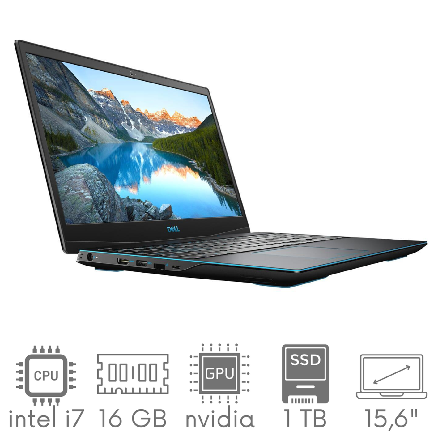 Dell G3 3590 | i7-9750H | 16GB | 1TB SSD | 15,6