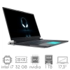 DELL Alienware X17 R1 i7-11800H 32GB 1TB SSD 17,3” 4K UHD 3840x2160 120Hz GeForce RTX3080 16GB WiFi BT Kam Win11PL gw12mc