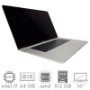 Apple MacBook Pro A2141 i9-9880HK 64GB 512 SSD 16" Retina 3072x1920 Radeon Pro 5500M 8GB WiFi BT Kam OS Sequoia PL Gw12mc