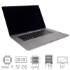 Apple MacBook Pro A2141 i9-9880HK 32GB 1TB SSD 16" Retina 3072x1920 Radeon Pro 5500M 4GB WiFi BT Kam OS Sequoia PL Gw12mc