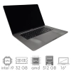 Apple MacBook Pro A2141 i9-9880HK 32GB 512 SSD 16" Retina 3072x1920 Radeon Pro 5500M 4GB WiFi BT Kam OS Sequoia PL Gw12mc