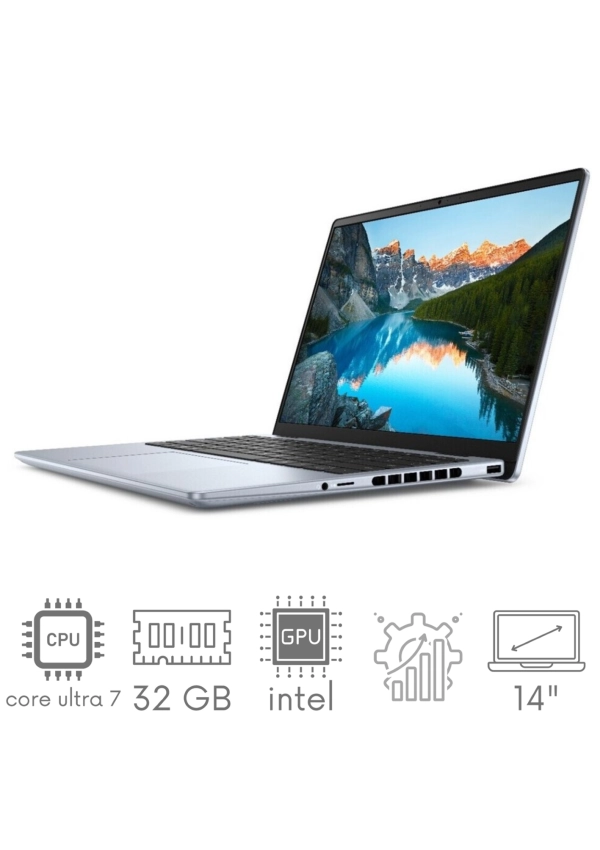 Dell Inspiron 14 Plus 7440 Intel Core Ultra 7 155H 32GB 1TB SSD 14" 2,8K 2880x1800 matt Kam WiFi BT Win11 gw12mc