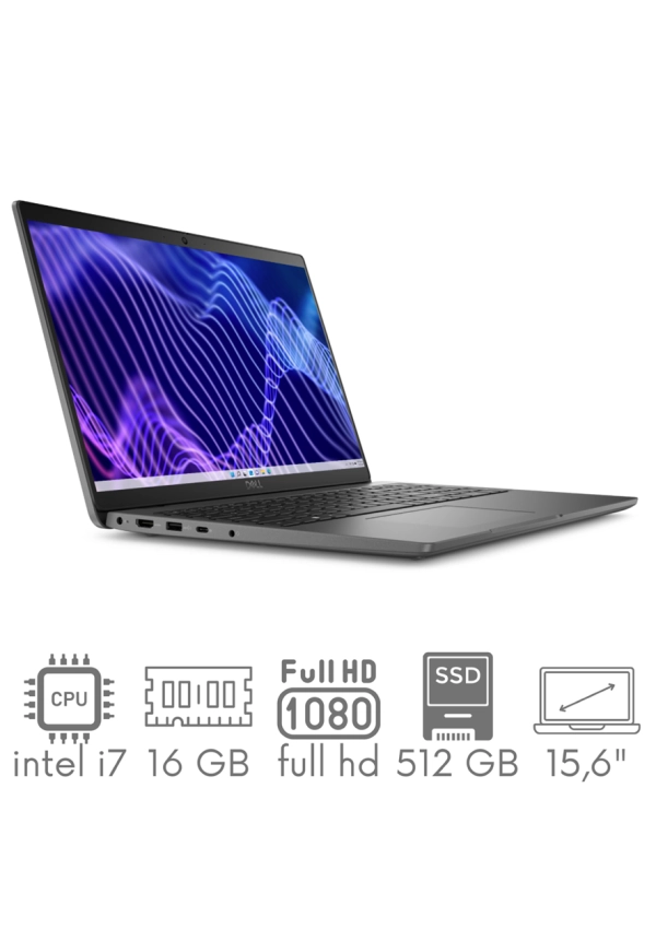 Dell Latitude 3540 i7-1355U 16GB 512 SSD 15,6" FHD 1920x1080 WiFi BT Kam Win11Pro GW12mc