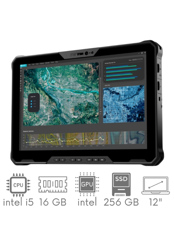 Tablet DELL Latitude 7230 Rugged Extreme i5-1240U 16GB 256SSD 12"  FHD+ 1920x1200 Mat Win11pro 4G LTE KAM WiFi BT Gw12mc