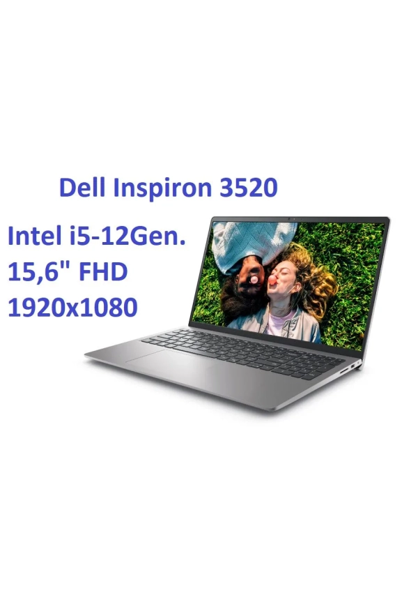 Dell Inspiron 3520 i5-1235U 8GB 512 SSD 15,6" FHD 1920x1080 120Hz Kam WiFi BT Win11 gw12mc