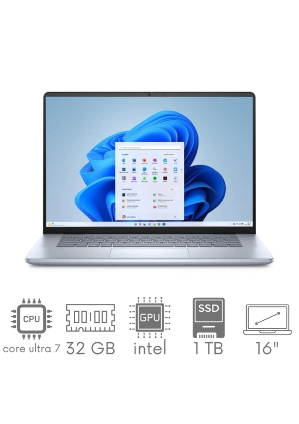 Dell Inspiron 16 Plus 7640 Ultra 7 155H 32GB 1TB SSD 16,0" FHD+ 1920x1200 Touch Kam WiFi BT Win11 GW12MC