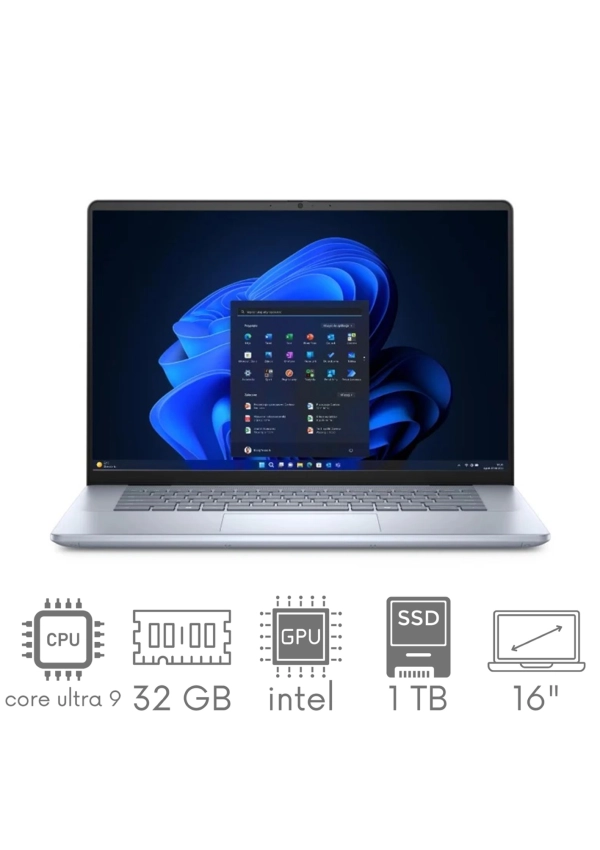 Dell Inspiron 16 Plus 7640 Ultra 9 185H 32GB 1TB SSD 16,0" FHD+ 1920x1200 Touch Kam WiFi BT Win11 GW12MC