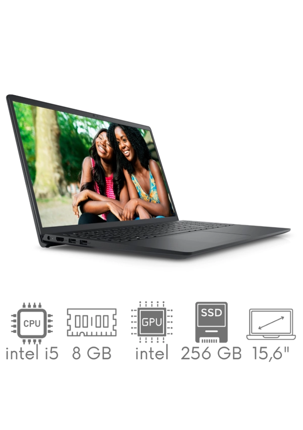 Dell Inspiron 3511 i5-1135G7 8GB 256 SSD 15,6" FHD 1920x1080 Kam WiFi BT Win11 gw12mc