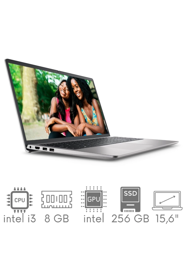 Dell Inspiron 3511 i3-1115G4 8GB 256 SSD 15,6" FHD 1920x1080 Kam WiFi BT Win11 Gw12mc