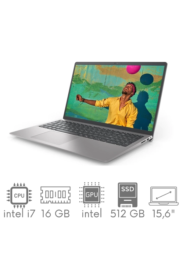 Dell Inspiron 3511 i7-1165G7 16GB 512 SSD 15,6" FHD 1920x1080 Kam WiFi BT Win11 Gw12mc