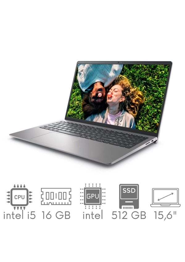 Dell Inspiron 3520 i5-1235U 16GB 512GB SSD 15,6" FHD 1920x1080 Kam WiFi BT Win11 gw12mc