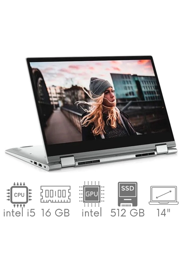 2w1 Dell Inspiron 5406 i5-1135G7 16GB 512 SSD 14" FHD 1920x1080 Dotyk Kam WiFi BT Win11PL gw12mc