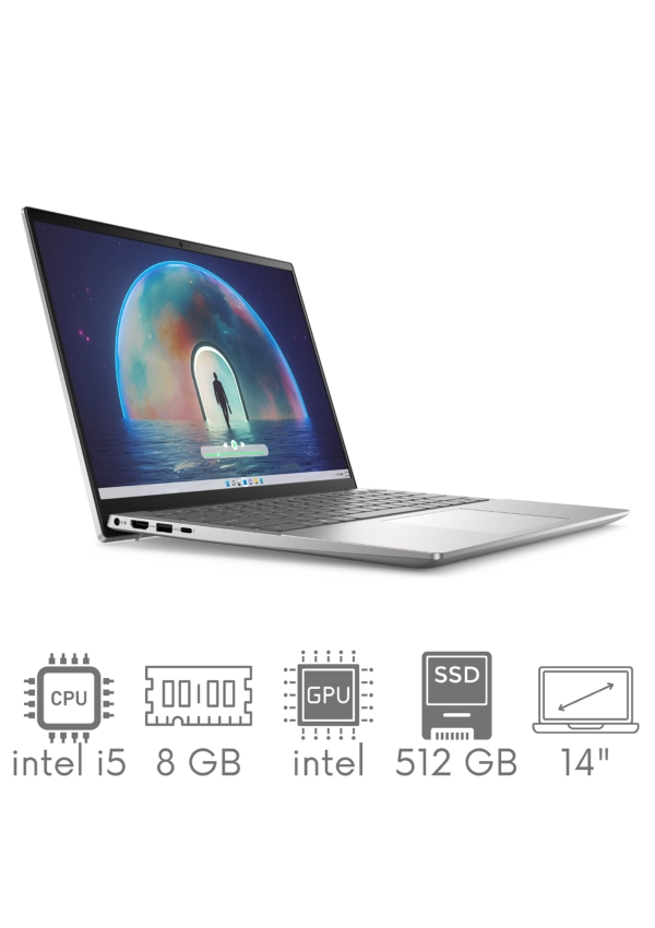 Dell Inspiron 5430 i5-1335U 8GB 512 SSD 14" FHD+ 1920x1200 Iris Xe Kam WiFi BT Win11PL Gw12mc