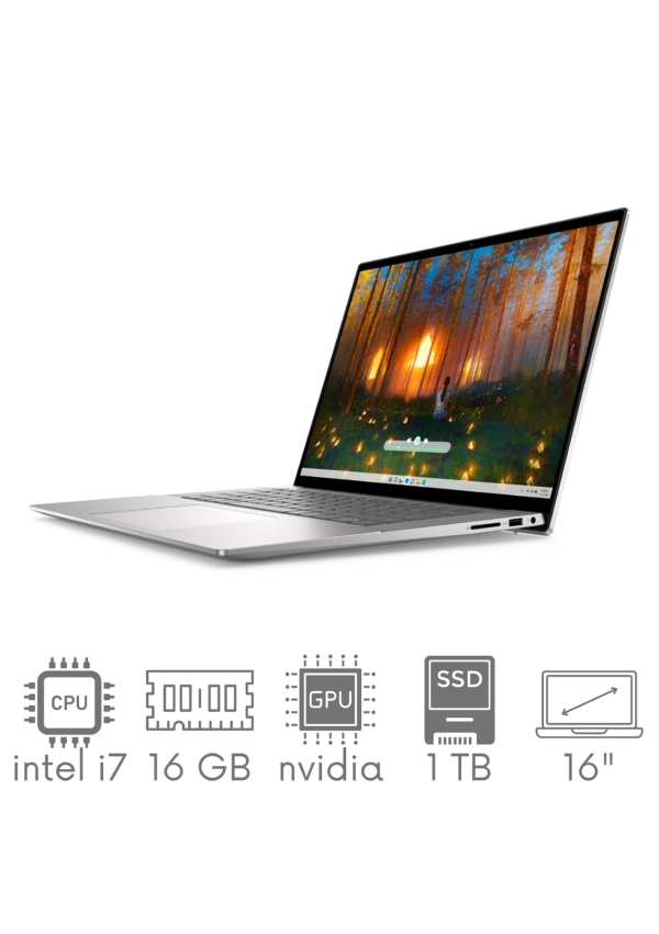 DELL Inspiron 5630 i7-1360P 16GB 1TB SSD 16" QHD+ 2560x1600 120Hz Nvidia RTX2050 WiFi BT Kam Win11pl GW12mc