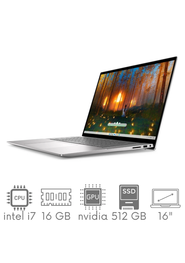 DELL Inspiron 5630 i7-1360P 16GB 512SSD 16" QHD+ 2560x1600 120Hz Nvidia RTX2050 WiFi BT Kam Win11pl GW12mc