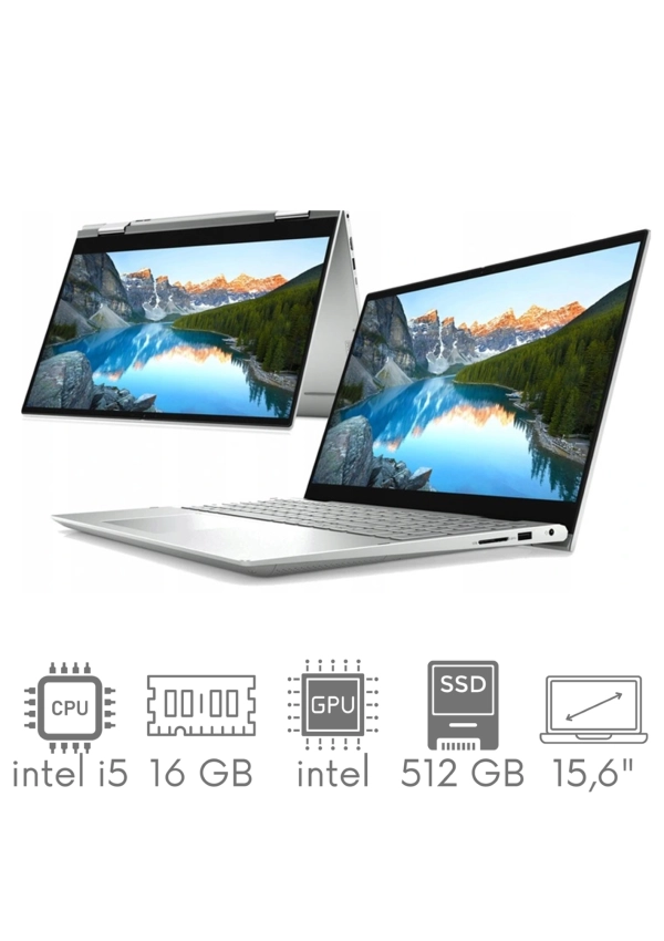 2w1 Dell Inspiron 7506 i5-1135G7 16GB 512 SSD 15,6" FHD 1920x1080 x360 Kam WiFi BT Win11PL gw12mc