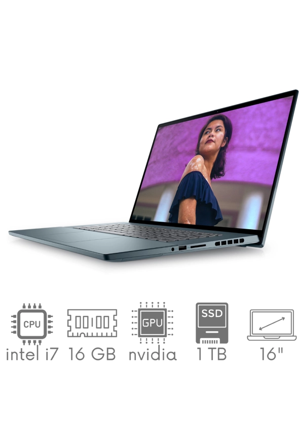 Dell Inspiron 16 Plus 7620 i7-12700H 16GB 1TB SSD 16 FHD+ 1920x1200 matt GeForce RTX 3050Ti 4GB Kam WiFi BT Win11 gw12mc