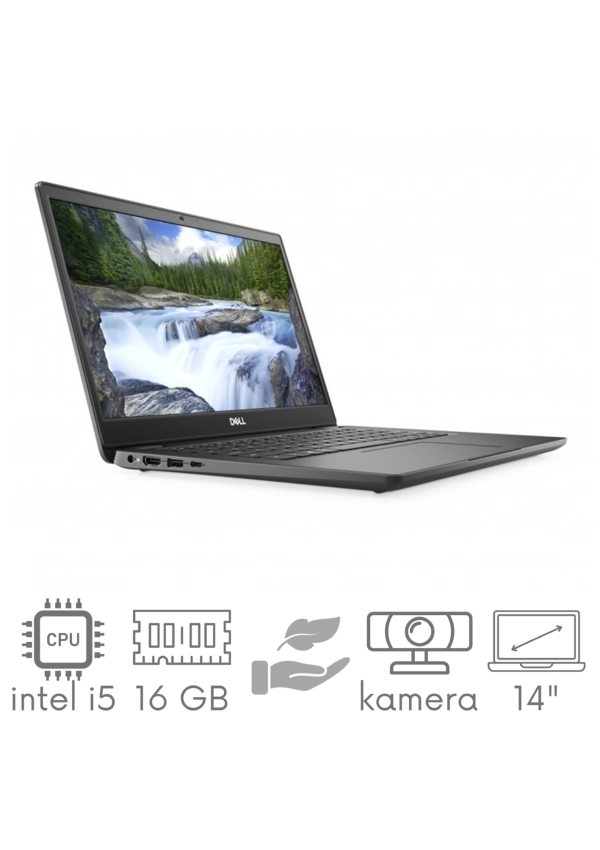 Dell Latitude 3420 i5-1135G7 16GB 256GB SSD 14" HD 1366x768 Mat Kam WiFi BT W11Pro Gw12mc