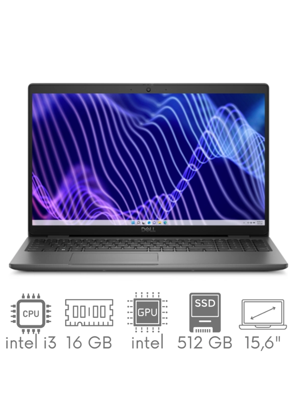 Dell Latitude 3540 i3-1215U 16GB 512 SSD 15,6" FHD 1920x1080 WiFi BT Kam Win11Pro GW12mc