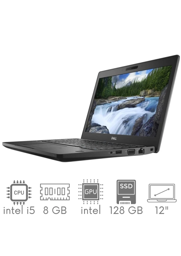 Dell Latitude 5290 i5-7300U 8GB 128SSD 12,5" HD matt Kam WiFi BT Win10Pro Gw12mc