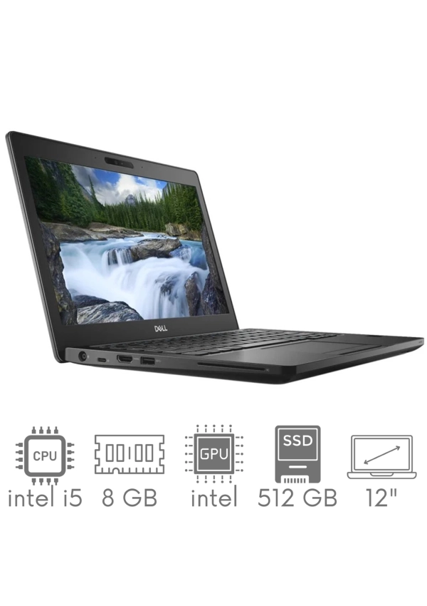 Dell Latitude 5290 i5-8250U 8GB 512SSD 12,5" HD matt Kam WiFi BT Win10Pro Gw12mc