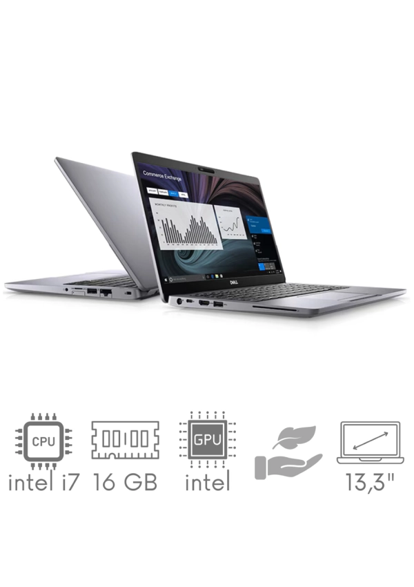 Dell Latitude 5310 i7-10610u 16GB 512SSD 13,3" FHD 1920x1080 Mat-Dotyk WiFi BT Kam win10pro GW12mc