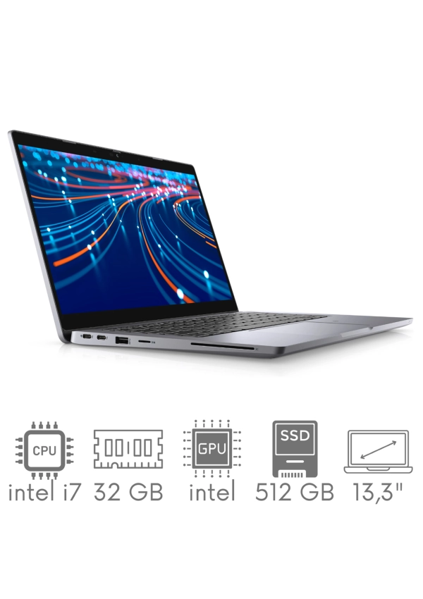 Dell Latitude 5320 i7-1185G7 32GB 512SSD 13,3" FHD 1920x1080 Dotyk KAM WiFi BT win11pro GW12mc