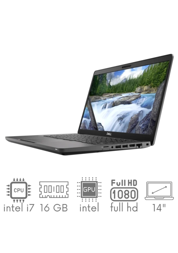 Dell Latitude 5400 i7-8665U 16GB 512SSD 14" FHD 1920x1080 matt WiFi BT Kam win10pro GW12mc