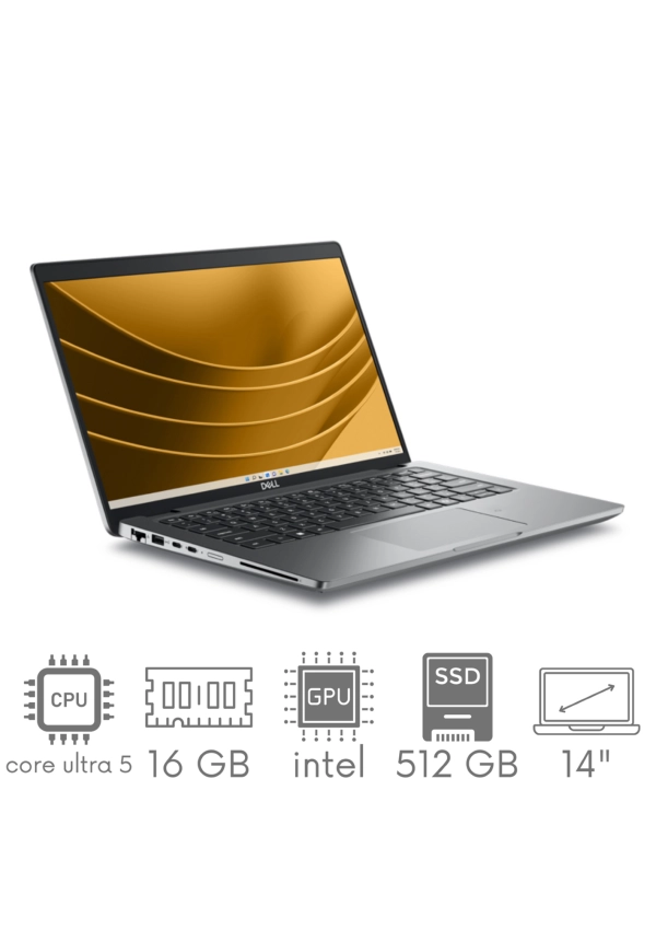 Dell Latitude 5450 Core Ultra 5 135U 16GB 512SSD 14" FHD 1920x1080 Dotyk 4G LTE WiFi BT Kam win11pro GW12mc