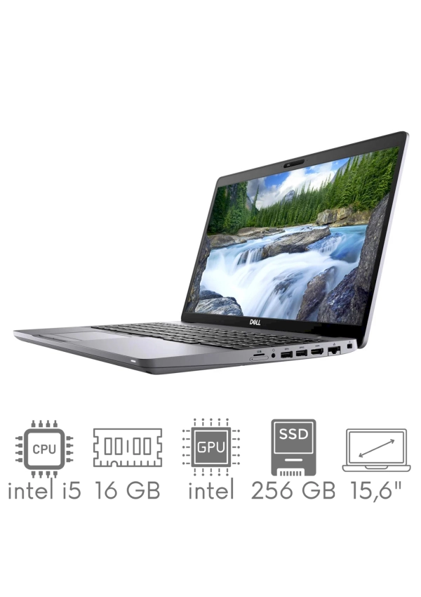 Dell Latitude 5510 i5-10210U 16GB 256SSD 15,6" FHD 1920x1080 matt WiFi BT Kam Win10pro GW12mc