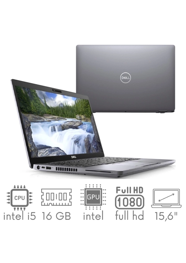 Dell Latitude 5511 (5510) i5-10400H 16GB 256GB SSD 15,6" FHD 1920x1080 WiFi BT Kam win10pro GW12mc