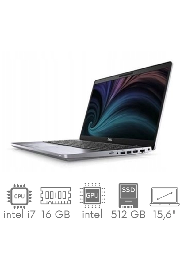 Dell Latitude 5511 (5510) i7-10850H 16GB 512GB SSD 15,6" FHD 1920x1080 WiFi BT Kam win10pro GW12mc