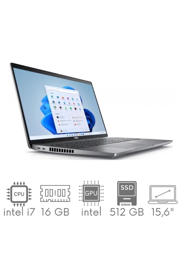 Dell Latitude 5520 i7-1185G7 16GB 512GB SSD 15,6" FHD 1920x1080 matt Intel IRIS Xe WiFi BT Kam Win11pro GW12mc