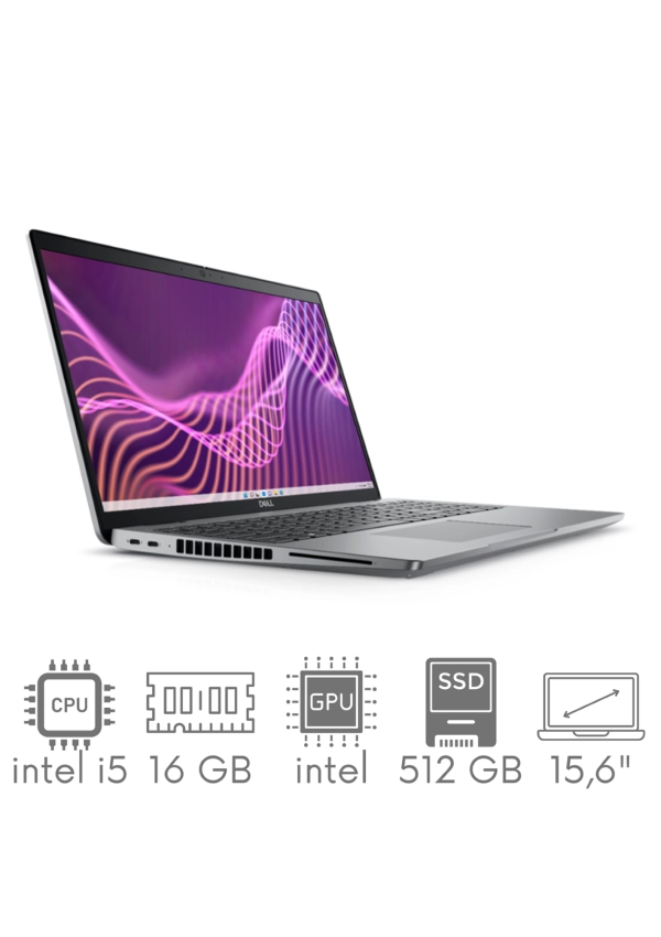 DELL Latitude 5540 i5-1345u 16GB 512SSD 15,6 FHD 1920x1080 IPS matt WiFi BT KAM Win11pro gw12mc