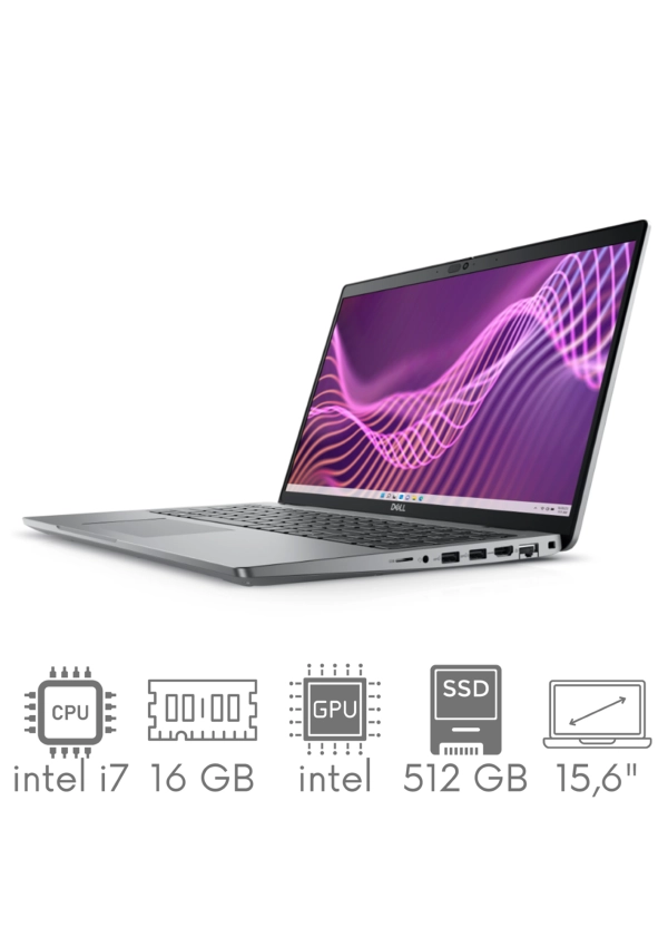 DELL Latitude 5540 i7-1365U 16GB 512SSD 15,6" FHD 1920x1080 IPS matt WiFi BT KAM Win11pro gw12mc