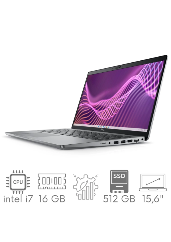 DELL Latitude 5540 i7-1355U 16GB 512SSD 15,6" FHD 1920x1080 IPS matt WiFi BT KAM Win11pro gw12mc