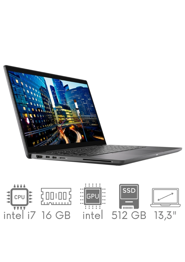 Dell Latitude 7310 i7-10610u 16GB 512SSD 13,3" FHD 1920x1080 matt WiFi BT Kam win10pro GW12mc