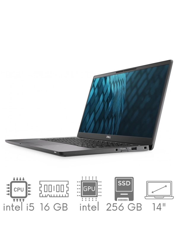 Dell Latitude 7400 i5-8365U 16GB 256SSD 14" FHD 1920x1080 Privacy WiFi BT Kam Win10Pro GW12mc