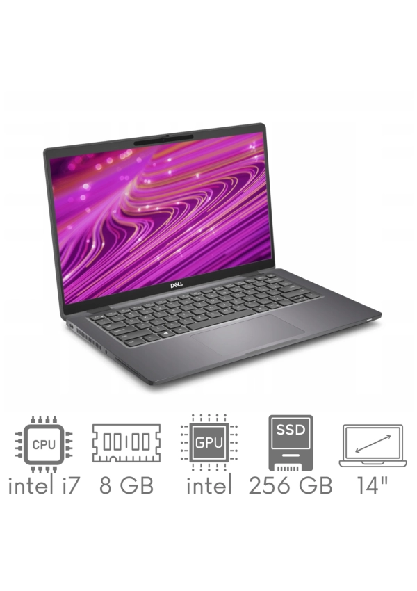 Dell Latitude 7410 i7-10610U 8GB 256SSD 14" FHD 1920x1080 matt WiFi BT Kam Win10pro GW12mc