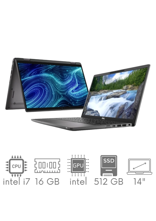 2w1 Dell Latitude 7420 i7-1185G7 16GB 512SSD 14" FHD 1920x1080 Touch WiFi BT Kam win11pro GW12mc