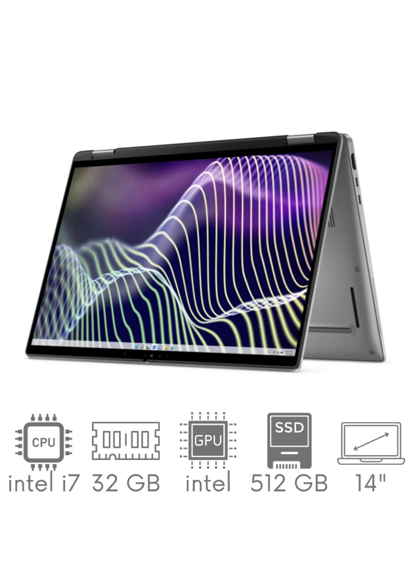 2w1 Dell Latitude 7440 i7-1365U 32GB 512SSD 14'' FHD+ 1920x1200 X360 Modem 5G WiFi BT Kam Win11pro GW12mc