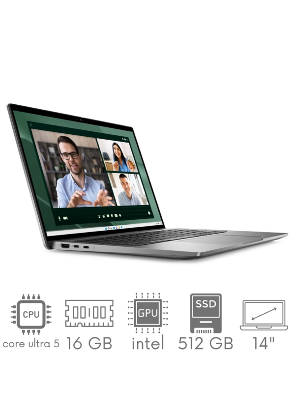 Dell Latitude 7450 Ultra 5 135H 16GB 512SSD 14'' FHD+ 1920x1200 WiFi BT Kam Win11Pro GW12mc