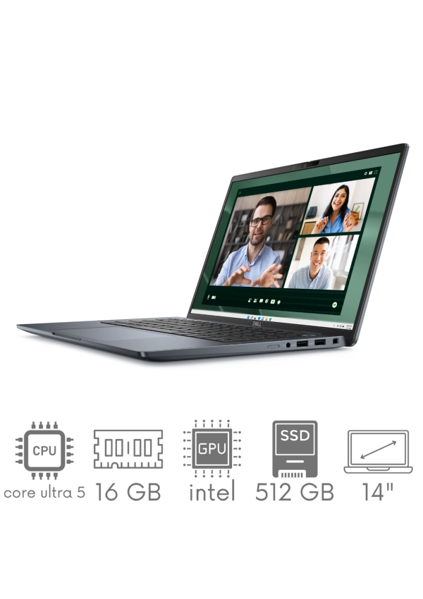 Superlekki Dell Latitude 7450 Ultralight Ultra 5 135U 16GB 512 SSD 14'' FHD+ 1920x1200 WiFi BT Kam Win11Pro GW12mc