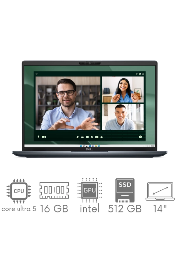 Superlekki Dell Latitude 7450 Ultralight Ultra 5 135U 16GB 512 SSD 14'' FHD+ 1920x1200 WiFi BT Kam Win11Pro GW12mc