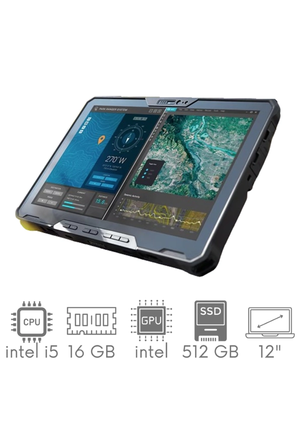 Tablet DELL Latitude 7230 Rugged Extreme i5-1240U 16GB 512SSD 12"  FHD+ 1920x1200 Mat Win11pro 1xBAT KAM WiFi BT Gw12mc