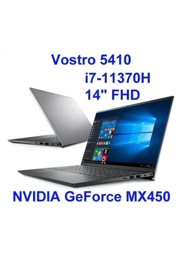 Dell Vostro 5410 i7-11370H 16GB 1TB SSD 14 FHD 1920x1080 matt GeForce MX450 2GB Kam WiFi BT Win11 gw12mc