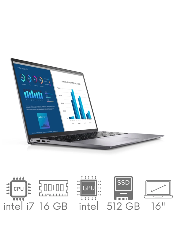 DELL Vostro 5630 i7-1360P 16GB 512 SSD 16" FHD+ 1920x1200 WiFi BT Kam Win11Pro GW12mc